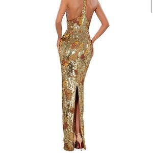 Elegant Sequin Gown